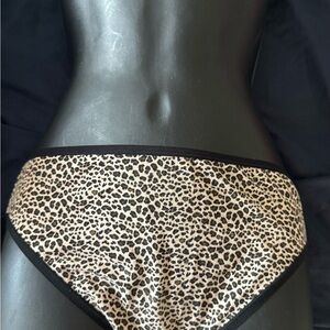 Lot of 3 briefs Felina Leopard Print Panties - Black and Tan Victoria Secret XL